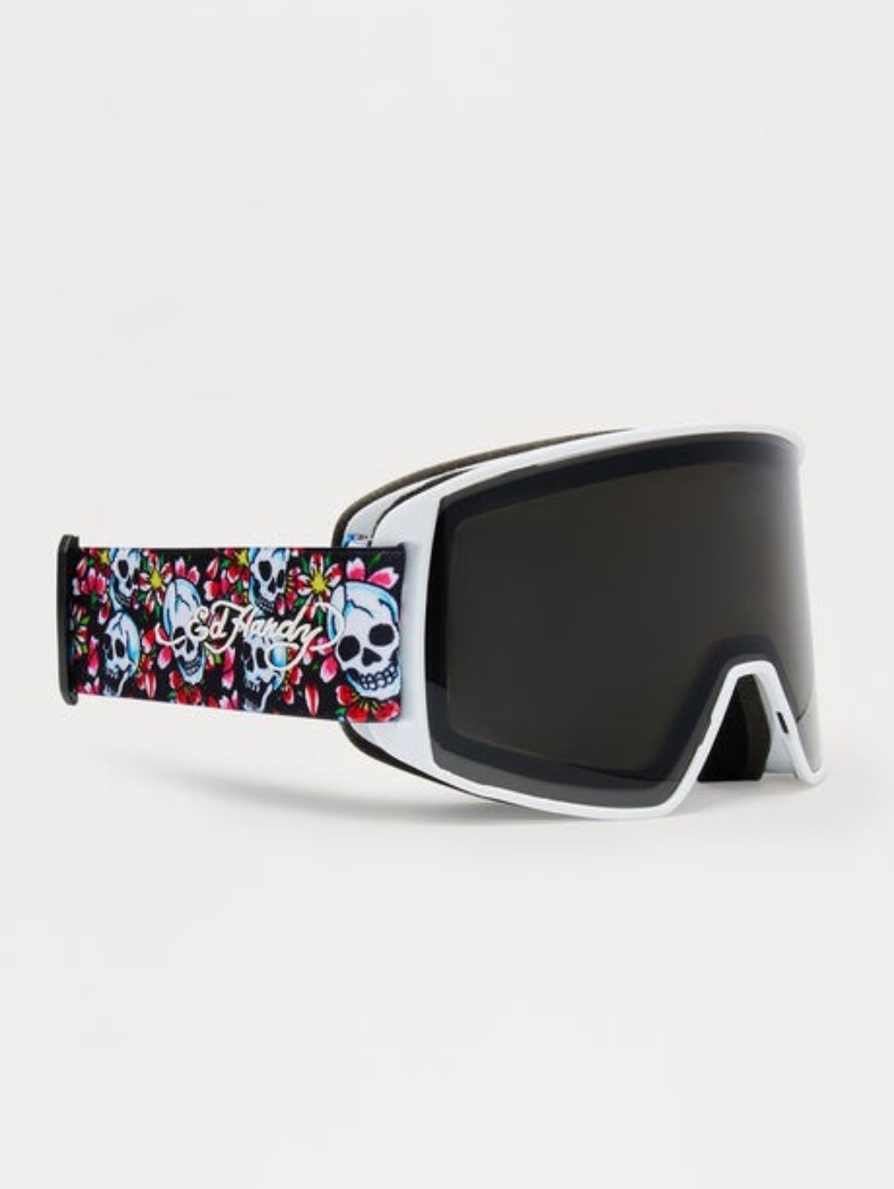 🆕️ Ed Hardy Ski Head Snowboard Ski Goggles - Black/White